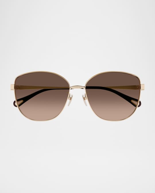 【関税込み】CHLOE BUTTERFLY SUNGLASSES Chloe Butterfly Acetate Sunglasses | Neiman Marcus
