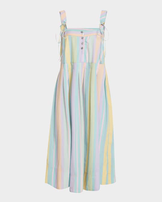 Free People Primavera Striped Midi Dress | Neiman Marcus