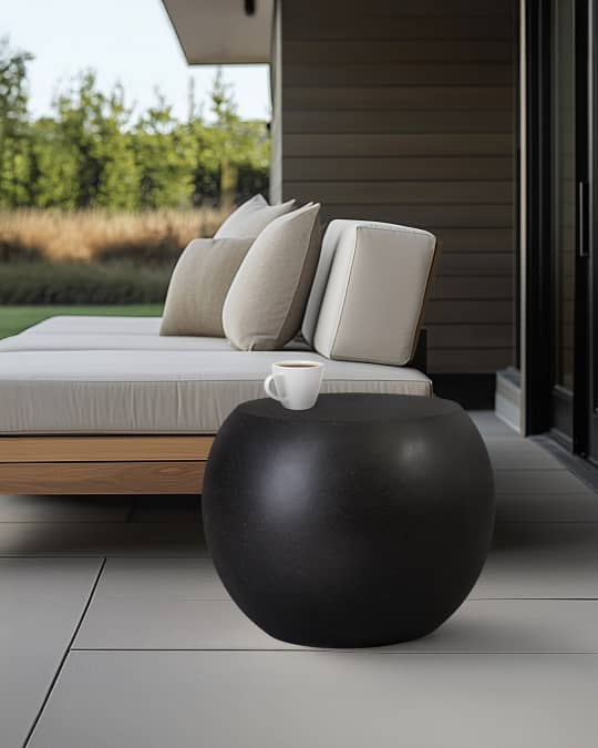 Convex Terrazzo Indoor/Outdoor Garden Stool