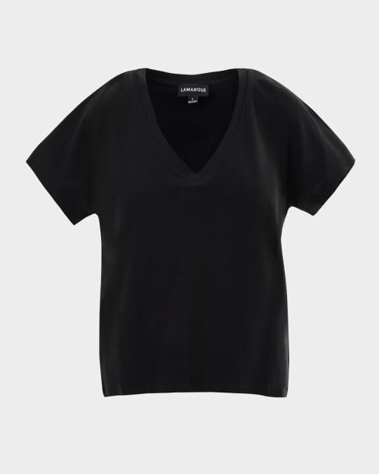 Nerea Jersey V-Neck Shirt