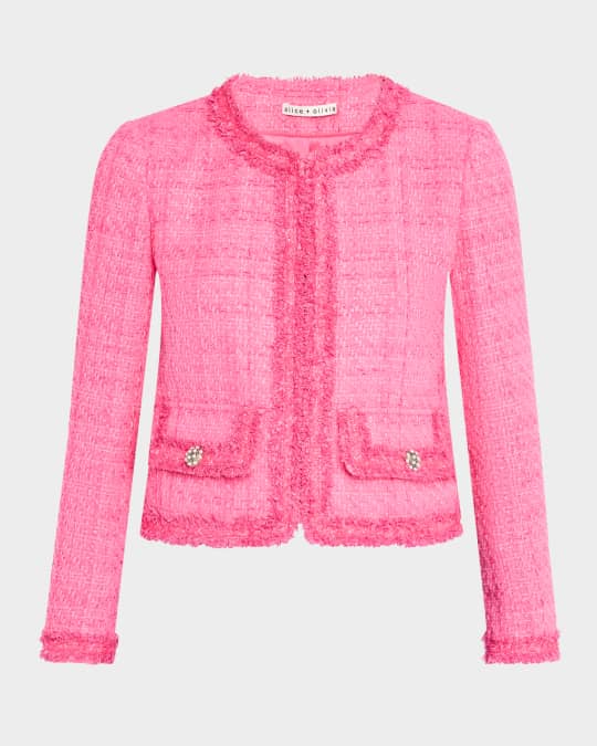 Landon Cropped Tweed Jacket
