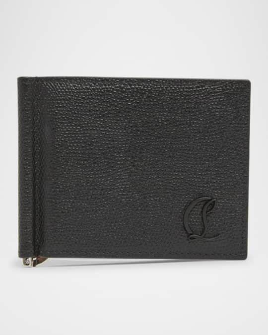 Christian Louboutin Men's Mooncrest Leather Money Clip Wallet