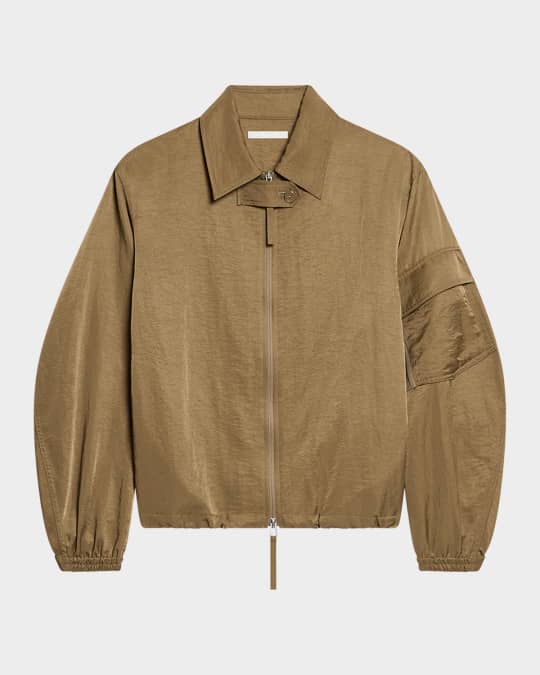 Creased Ma1 Bomber Jacket