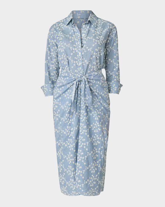 Tie Midi Shirtdress