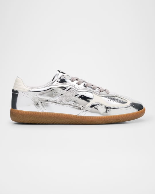 ALOHAS TB.490 Rife Shimmer Metallic Leather Sneakers | Neiman Marcus