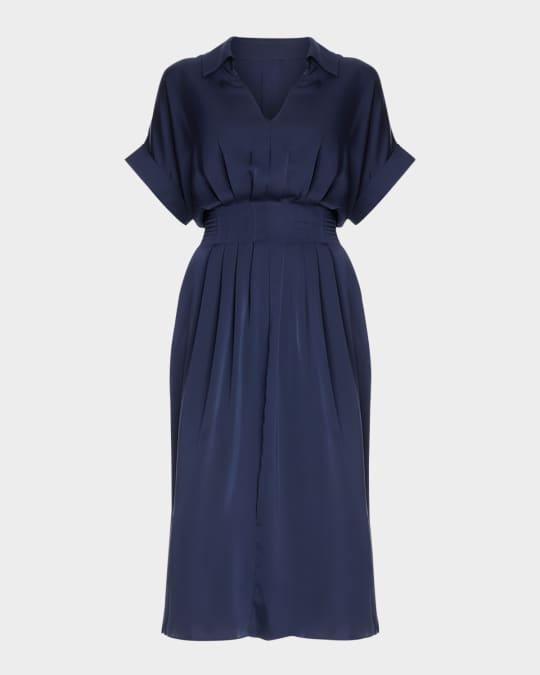 Kayleigh Satin Midi Dress