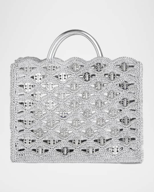 Cabas Metallic Disc Tote Bag 