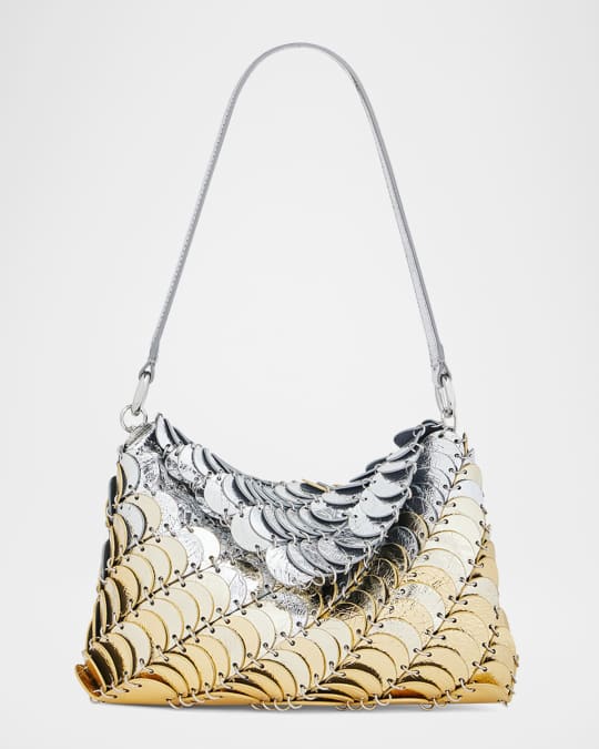 【関税込み】Shoulder Bag - Rabanne - Leather - Gold SHOULDER BAGS | Rabanne
