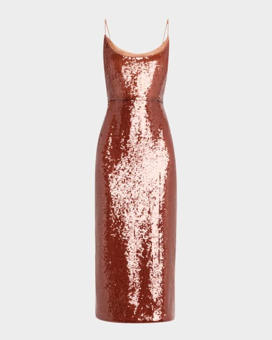 copper glitter dress Sweet Love Flat in Pink Glitter for Babies