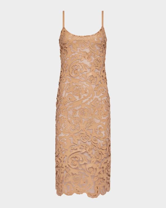 Kazuko Lasercut Midi Dress