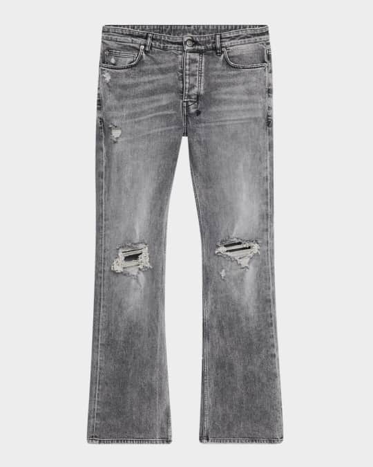 Men's Bronko Smoke Trashed Bootcut Jeans