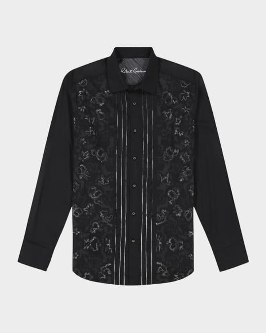 Men's Havana Sport Shirt with Embroidery