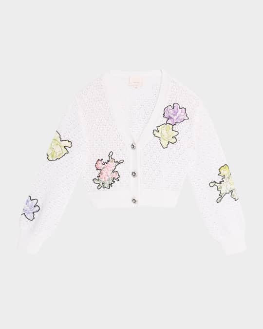 Opal Embroidered Cardigan