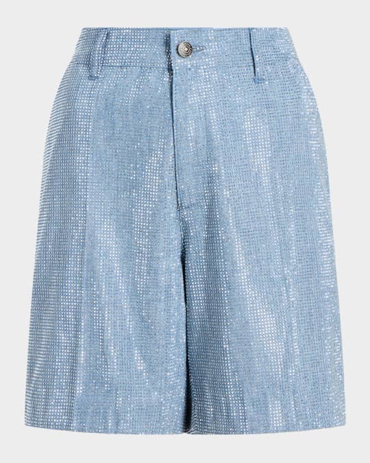 Patricia Embellished Chambray Shorts