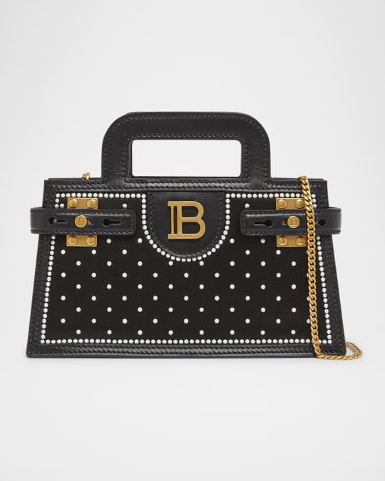 Balmain☆VIP価格  B-Buzz スモールトップハンドルバッグ Small B-Buzz Top Handle bag in calfskin - Women | BALMAIN