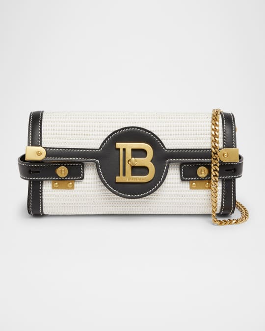 【関税＆送料込み】Balmain B-Buzz 23 Clutch B-Buzz Pouch 23 leather clutch - Women | BALMAIN