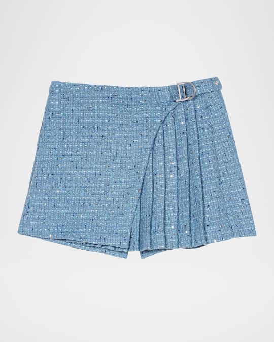 Ilya Sequined Tweed Skort