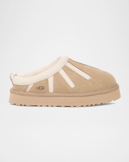 Girl's Tazz Sunwave Suede Mules, Kids