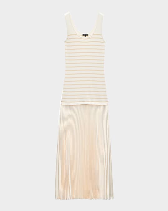 Millie Stripe Drop-Waist Tank Dress