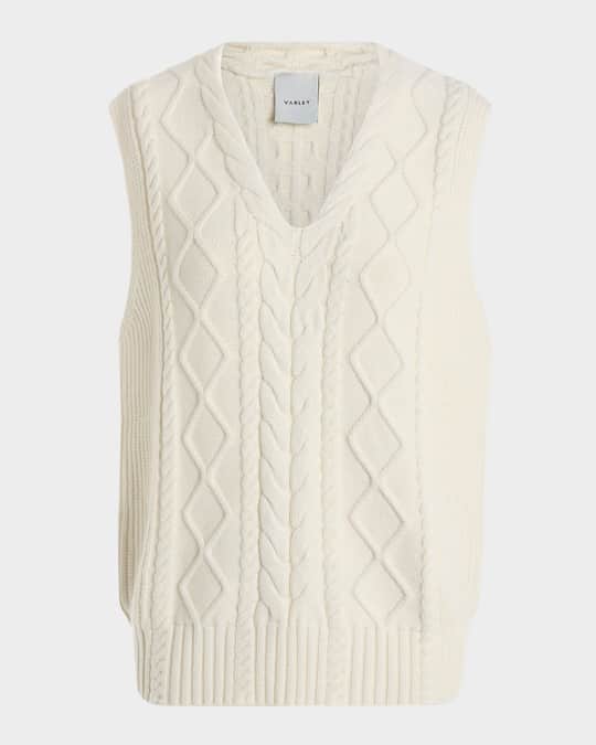 Kay Cable-Knit Vest