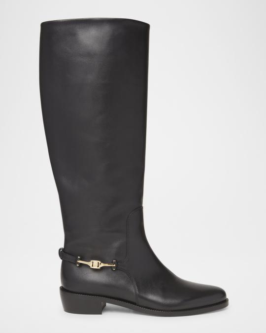 Luxury Ferragamo boots Luxury Ferragamo Brand New Knee High Riding Boots. With Tags  main image 3