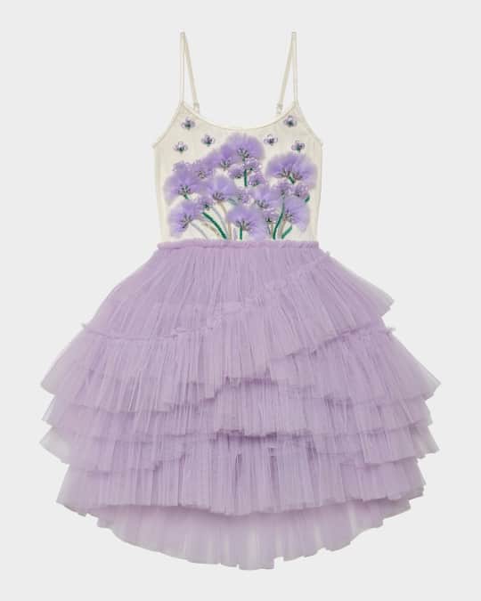 Girl's Lavender Lounge Tutu Dress, Size 2-11