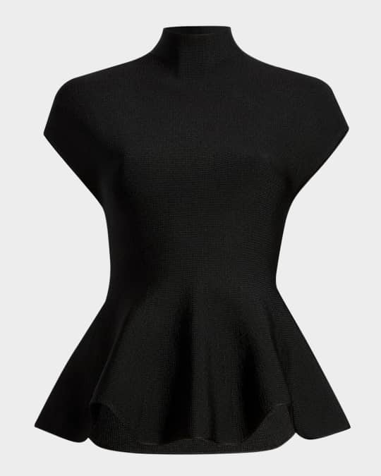 Andra Knit Peplum Top