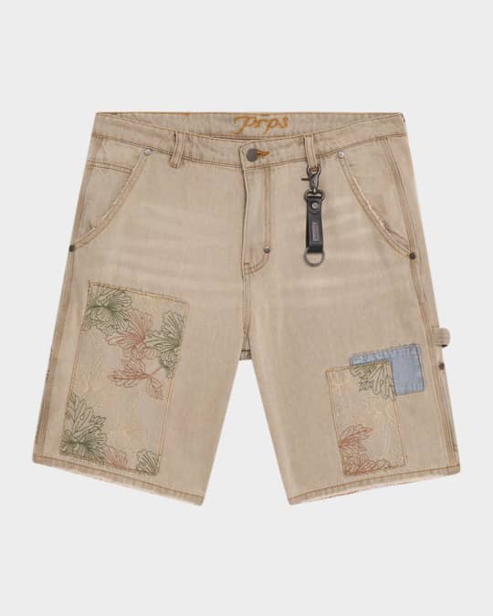 Men's Okinawa Embroidered Carpenter Shorts