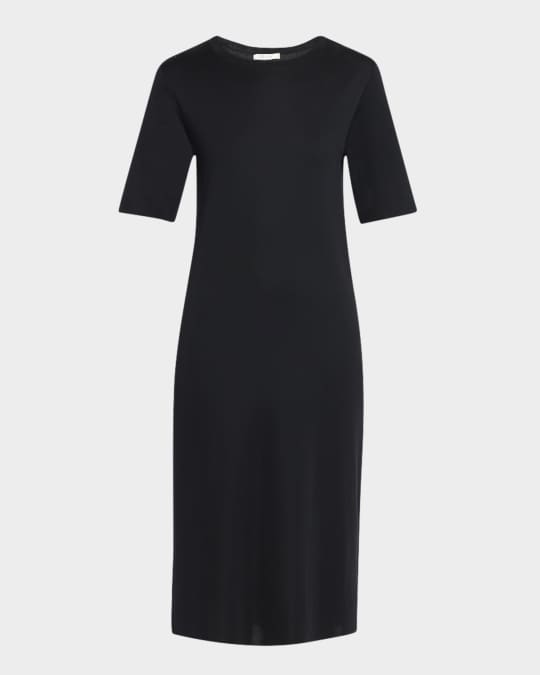 black silk t shirt dress Quince washable silk shirt dress review + How to style a shirt dress