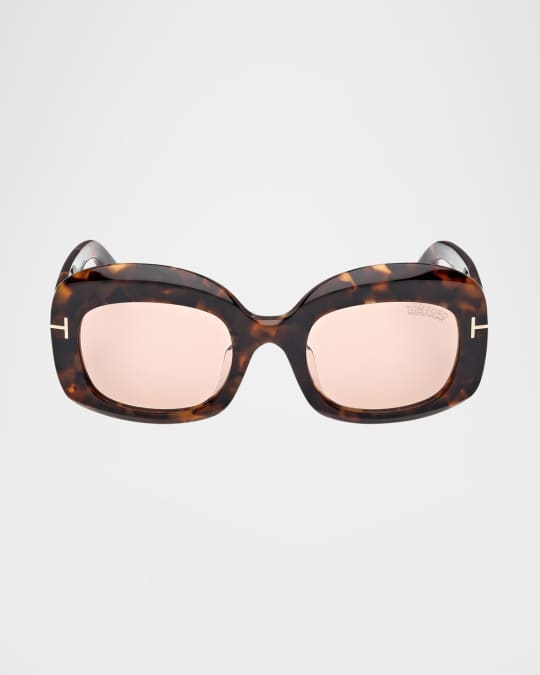 Carmen-02 Round Acetate Sunglasses