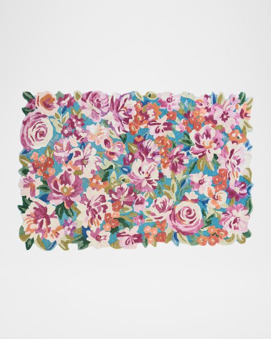 MacKenzie-Childs Magic Garden Rug, 5' x 8' | Neiman Marcus