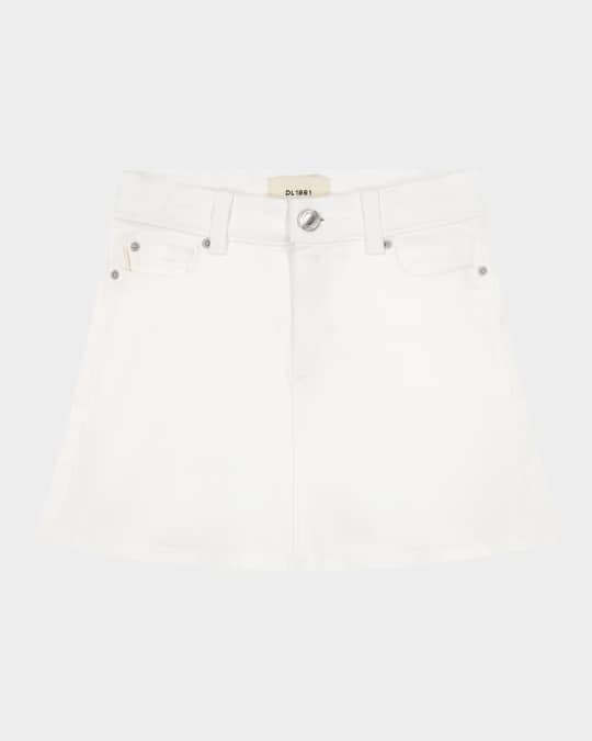 Girl's Jenny Denim Mini Skirt, Size 7-16
