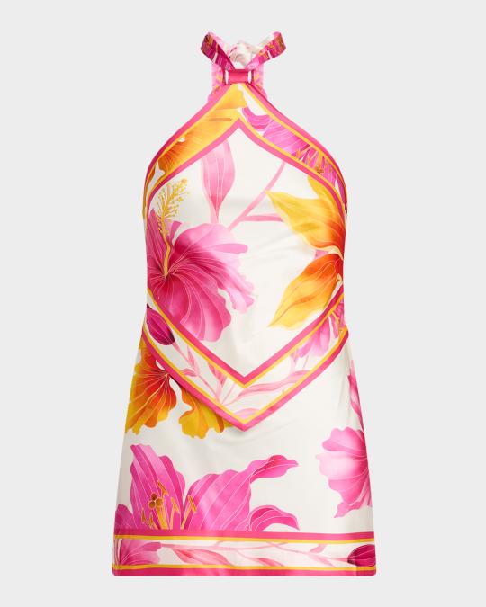 adelaide silk dress retrofte Retrofete Adelaide Silk Dress in Lavender