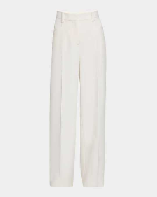 Norman Oversized Self-Tie Wool Pants