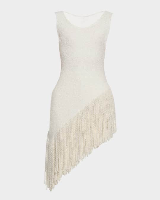 Ursin Fringed Silk Bouclé Top