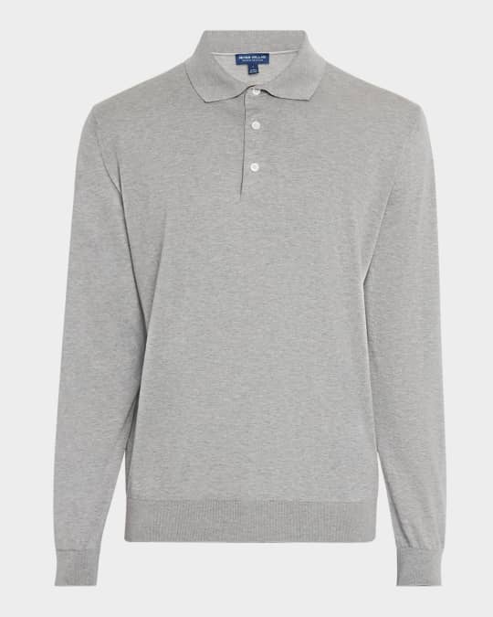 Men's Mariner Sea Island Cotton Polo Sweater