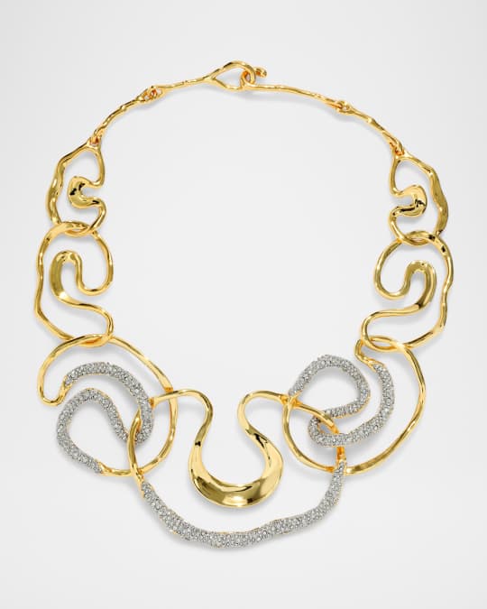 Alexis Bittarチェーンネックレス&ピアス ALEXIS BITTAR アレクシスビッター チェーンネックレス - メルカリ