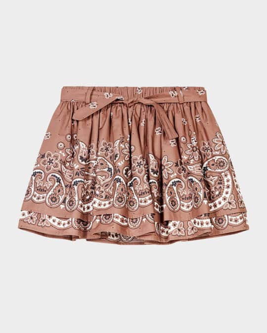 Maje Jinana Bandana Mini Skirt | Neiman Marcus