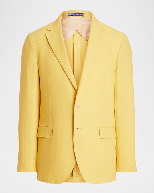 Men's Tailored Linen Suit Jacket