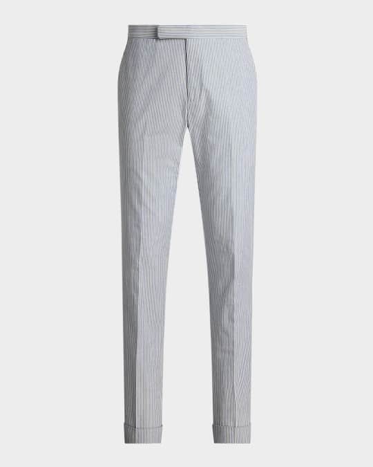 Men's Stripe Seersucker Suit Trousers