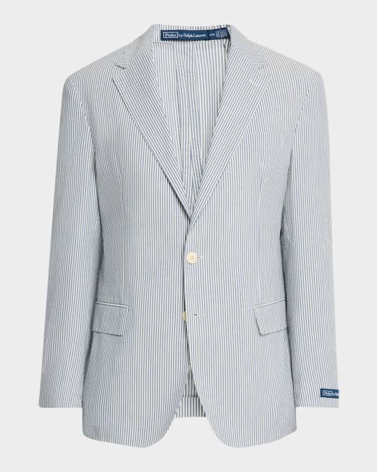 Men's Polo Soft Tailored Seersucker Sport Coat