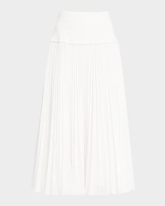 Stella Pleated Combo Skirt