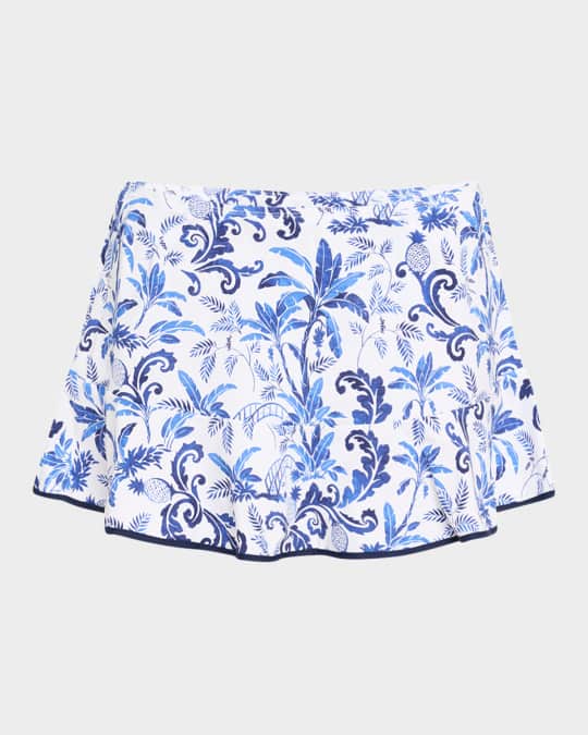 Terrazzo Tile Swim Skirt 