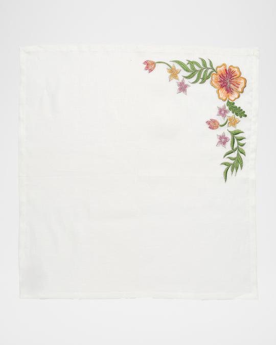 Kim Seybert Eden Embroidered Napkin | Neiman Marcus