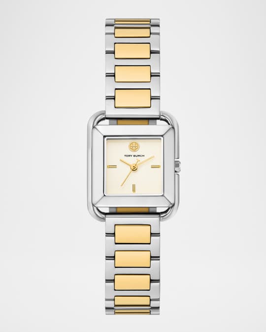 Kira Square Two-Tone Stainless Steel Watch