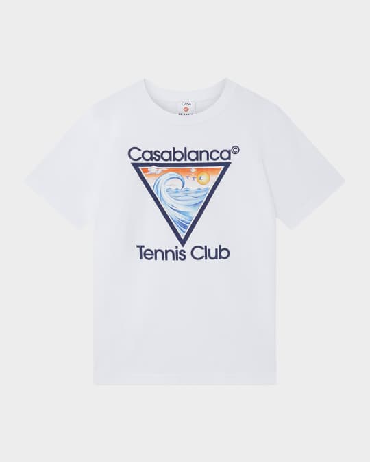 CASABLANCA Men's Tennis Club T-Shirt | Neiman Marcus
