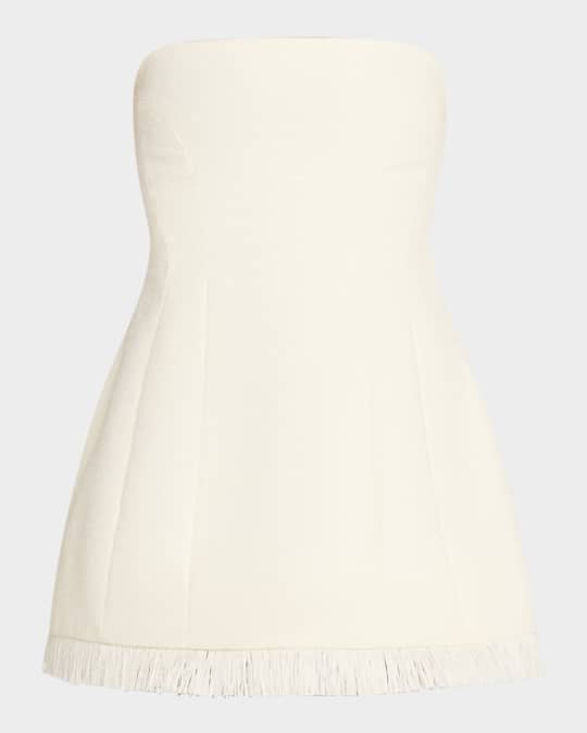 Alexis Clea Strapless Fringe Mini Dress | Neiman Marcus