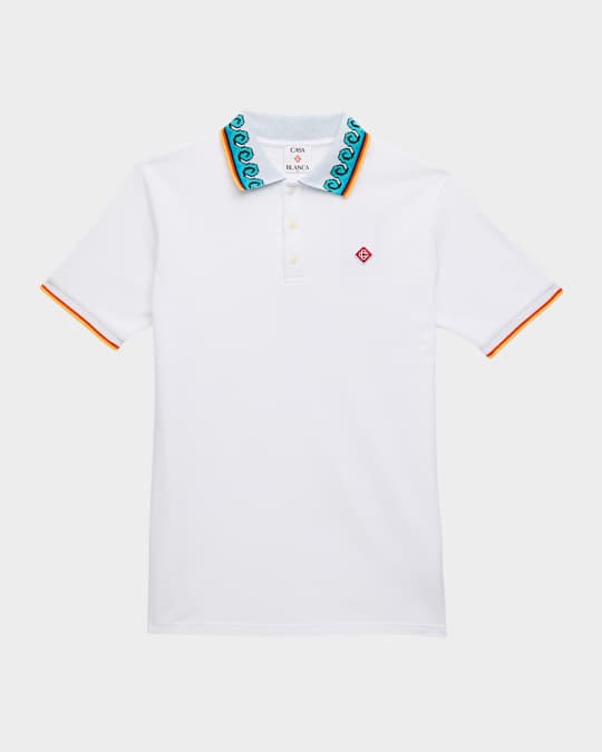 Boy's Beach Club Short-Sleeve Polo Shirt, Size 3T-14