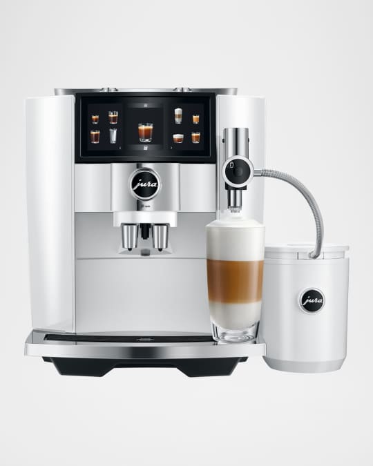 J8 Twin Automatic Coffee Machine, Diamond White