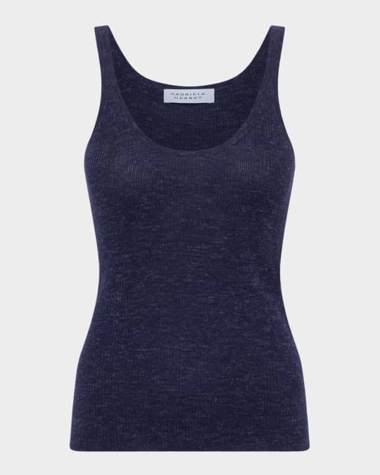 Cinxia Cashmere-Silk Knit Tank Top